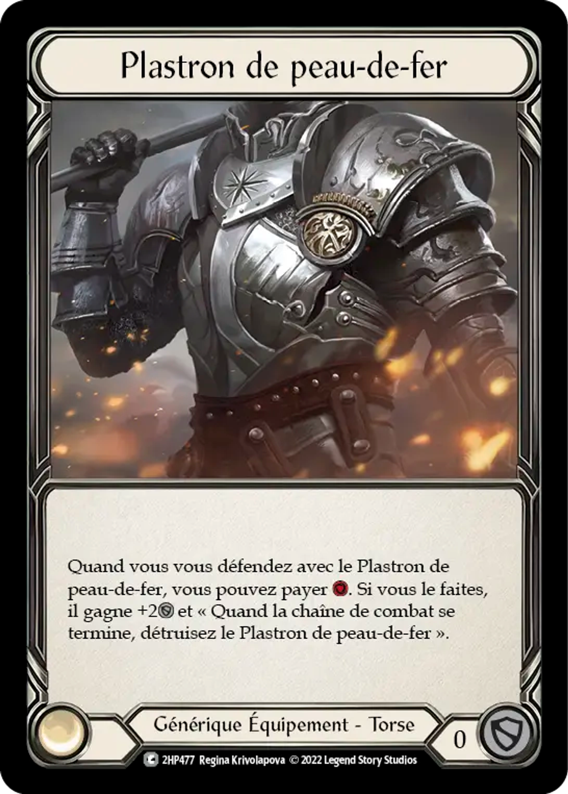 Plastron de peau-de-fer — History Pack 2 - Black Label — Flesh and Blood