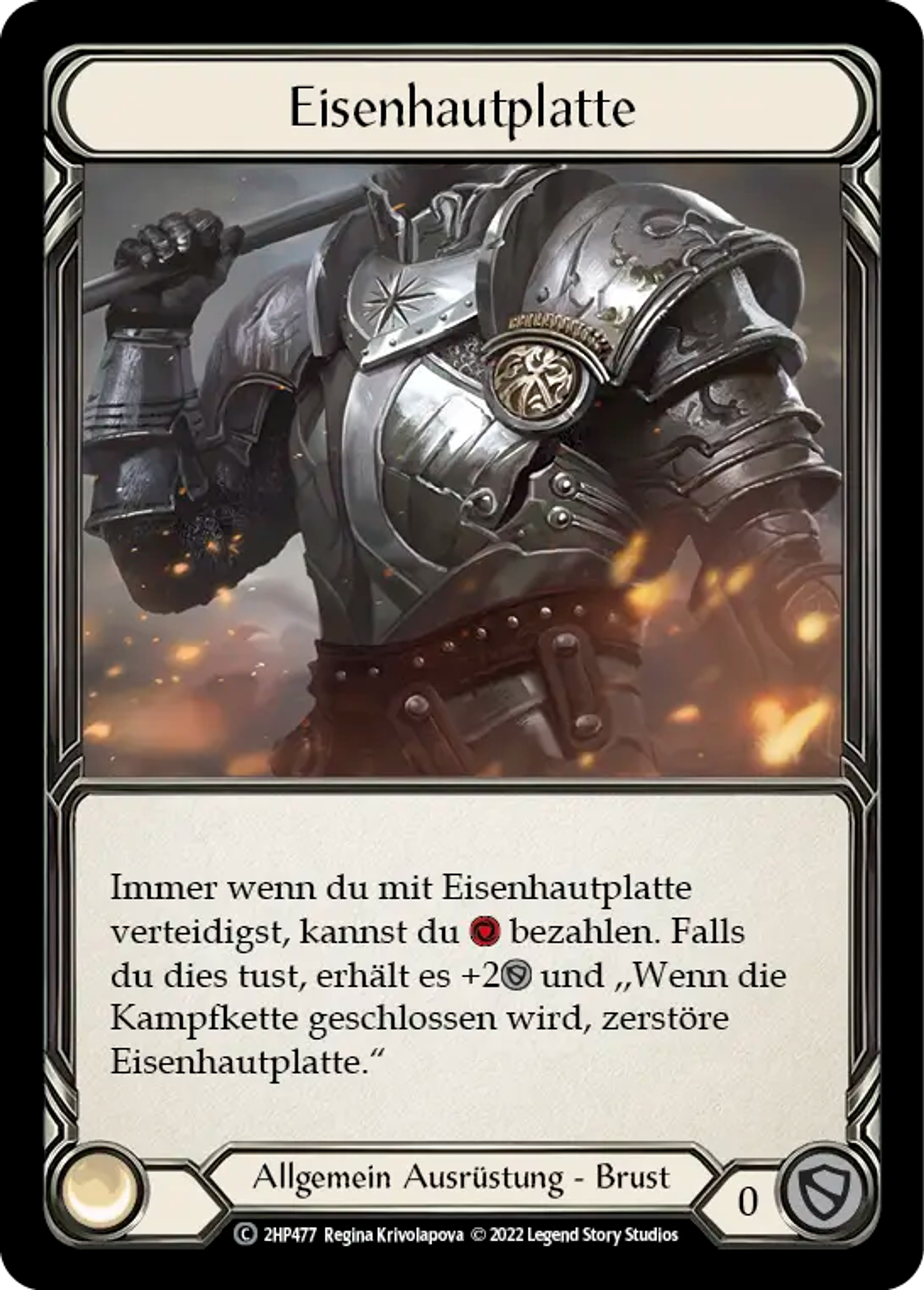 Ironhide Plate — History Pack 2 - Black Label — Flesh and Blood