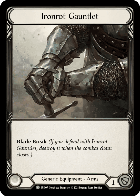 Ironrot Gauntlet — Briar - Blitz Deck — Flesh and Blood