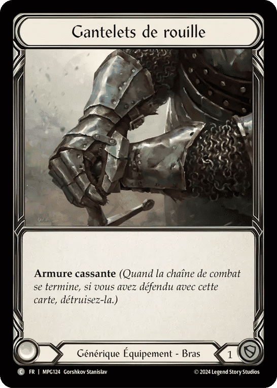 Gantelets de rouille — Mastery Pack Guardian — Flesh and Blood
