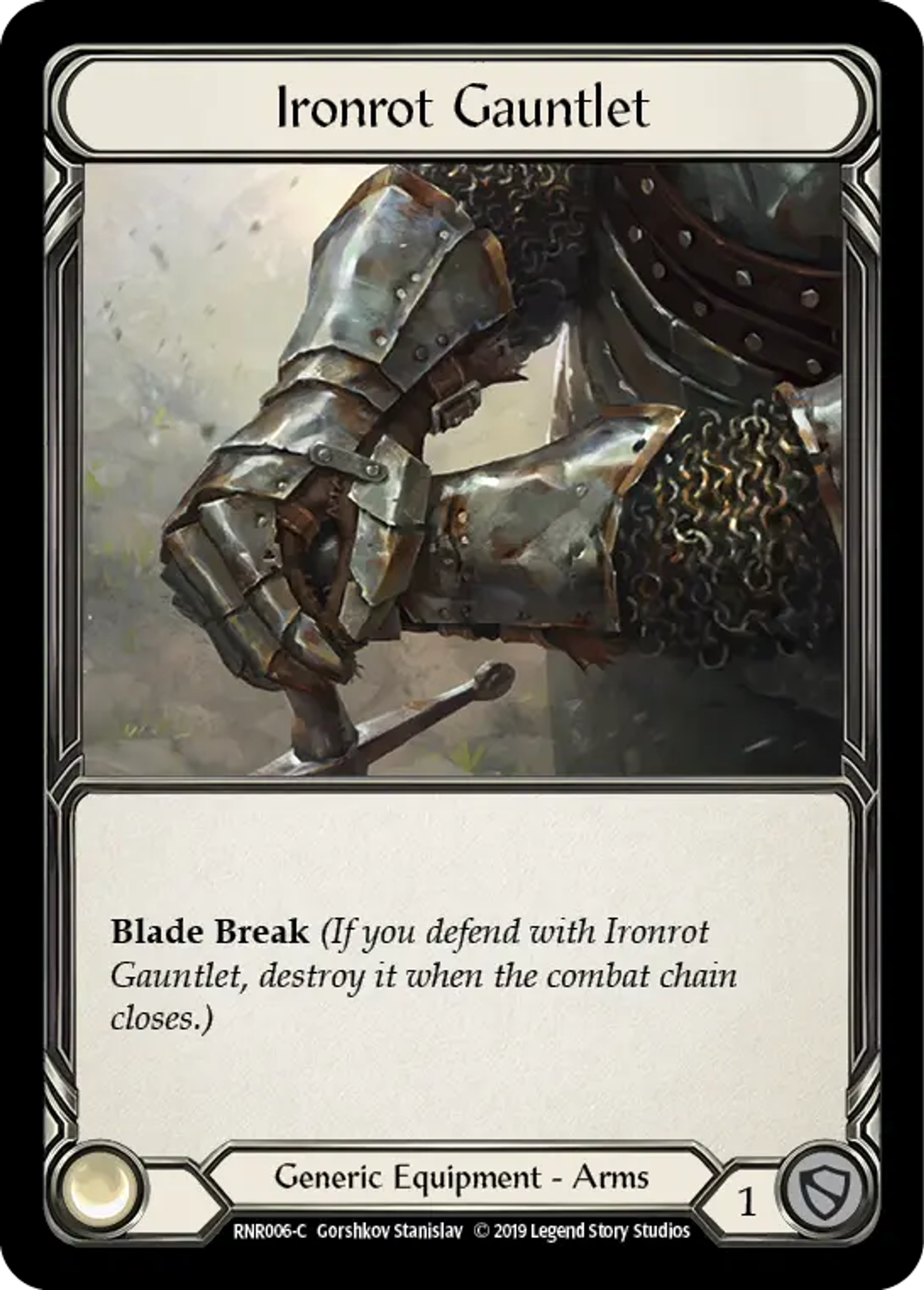Ironrot Gauntlet — Rhinar, Reckless Rampage - Hero Deck — Flesh and Blood