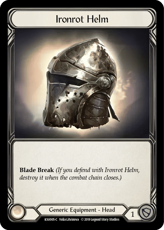 Ironrot Helm — Katsu, the Wanderer - Hero Deck — Flesh and Blood