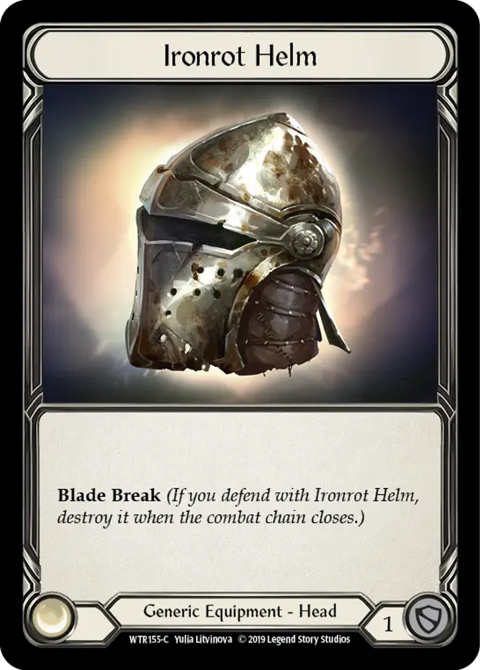 Ironrot Helm — Welcome to Rathe — Flesh and Blood