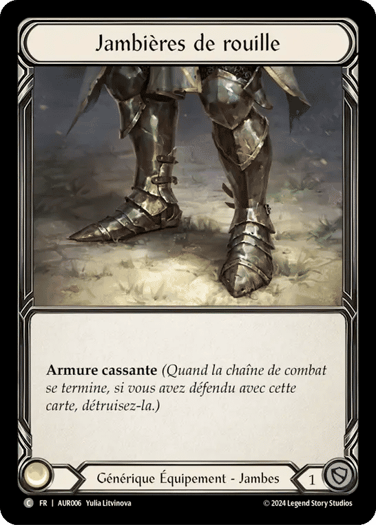 Jambières de rouille — 1st Strike - Aurora — Flesh and Blood