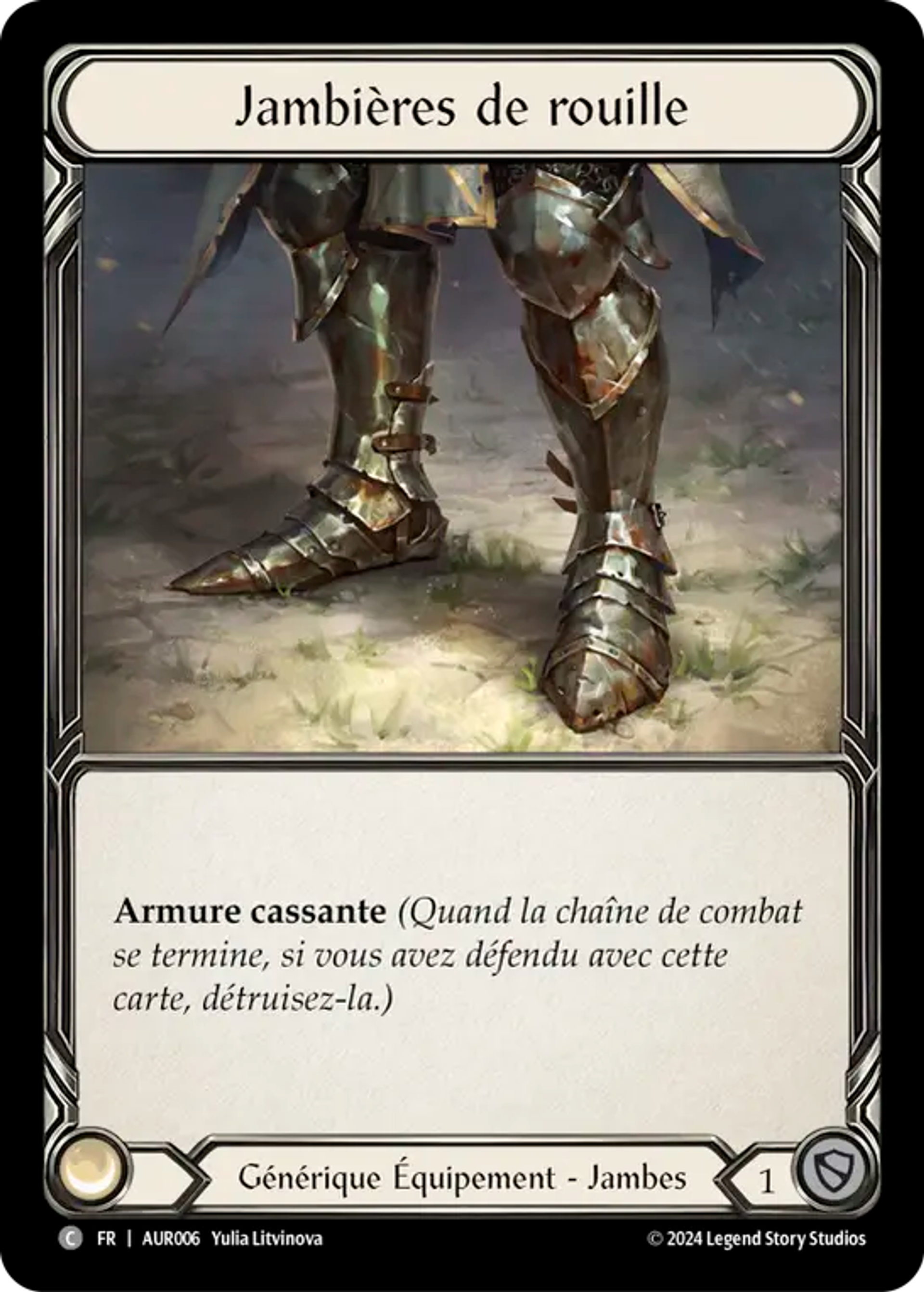 Jambières de rouille — 1st Strike - Aurora — Flesh and Blood