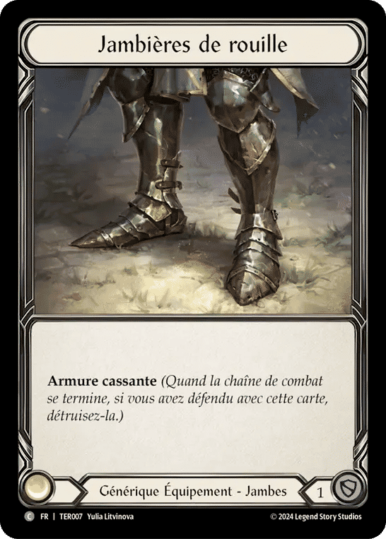 Jambières de rouille — 1st Strike - Terra — Flesh and Blood