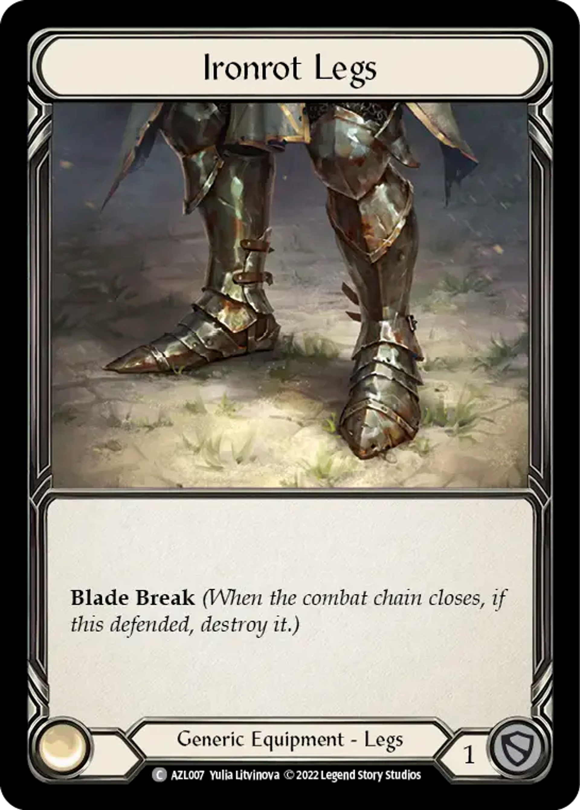 Ironrot Legs — Azalea - Blitz Deck — Flesh and Blood