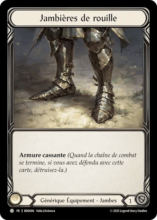 Jambières de rouille — Bravo Demo Deck — Flesh and Blood