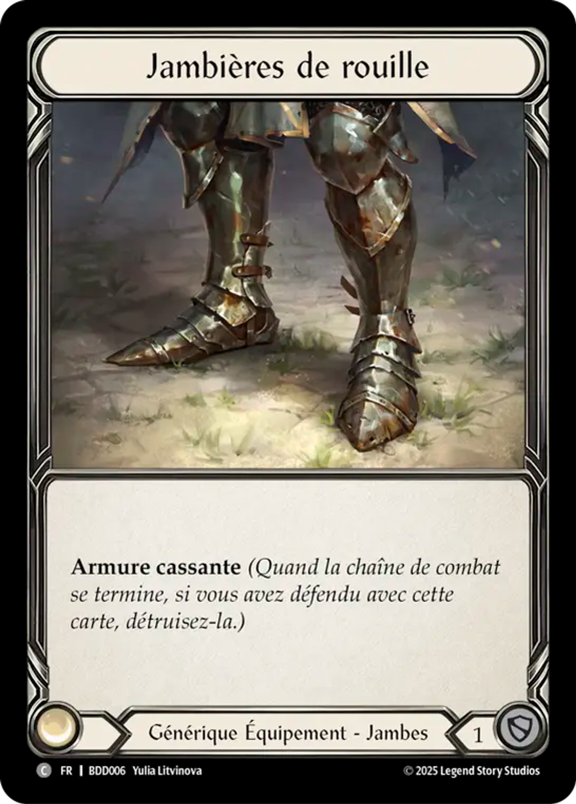 Jambières de rouille — Bravo Demo Deck — Flesh and Blood