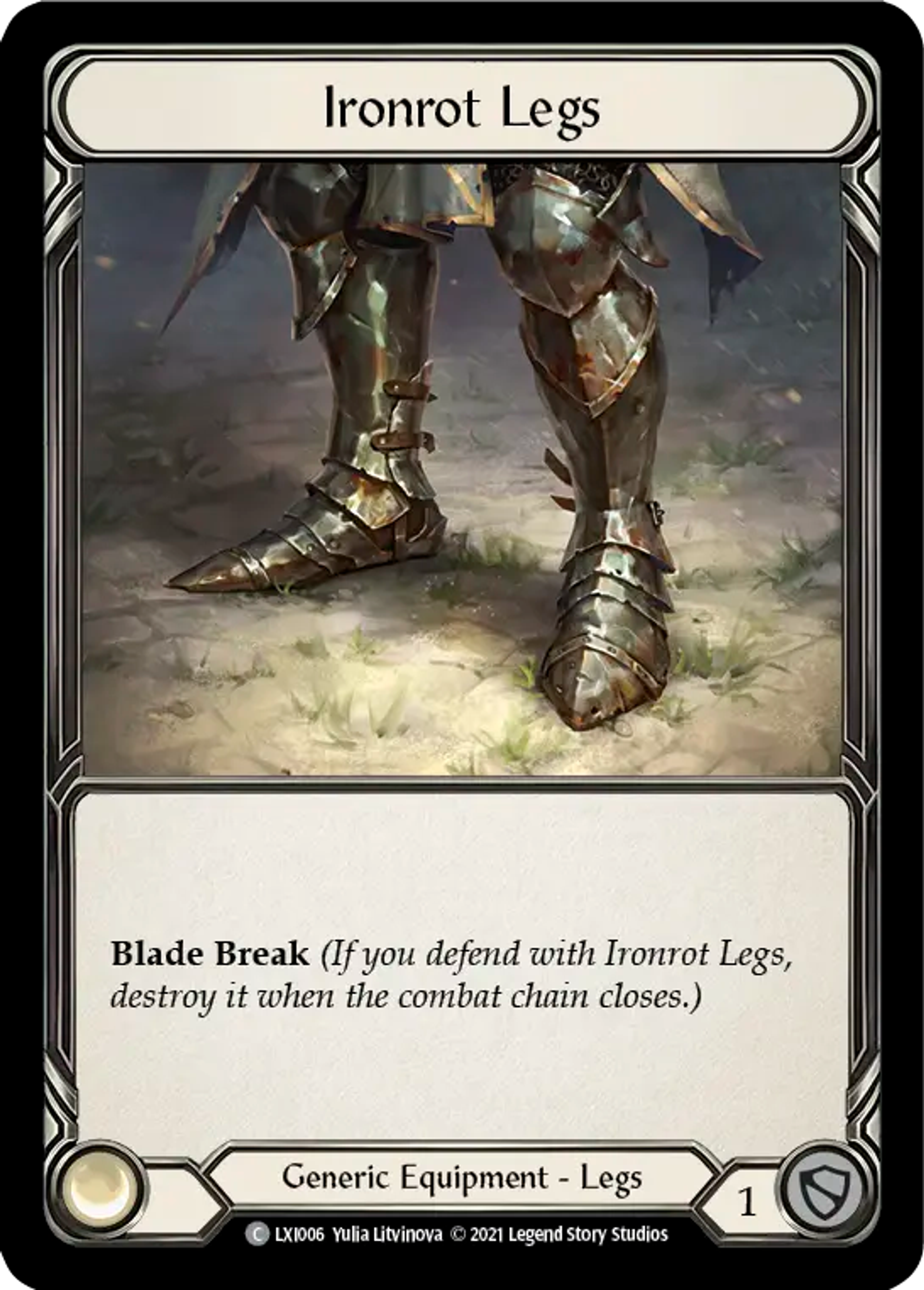 Ironrot Legs — Lexi - Blitz Deck — Flesh and Blood