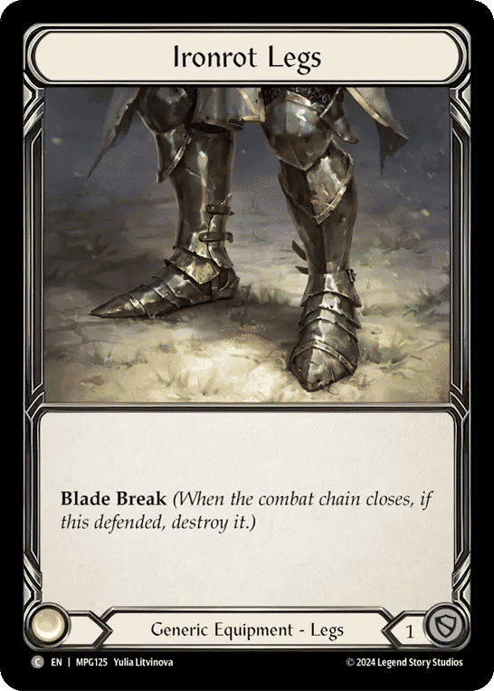Ironrot Legs — Mastery Pack Guardian — Flesh and Blood