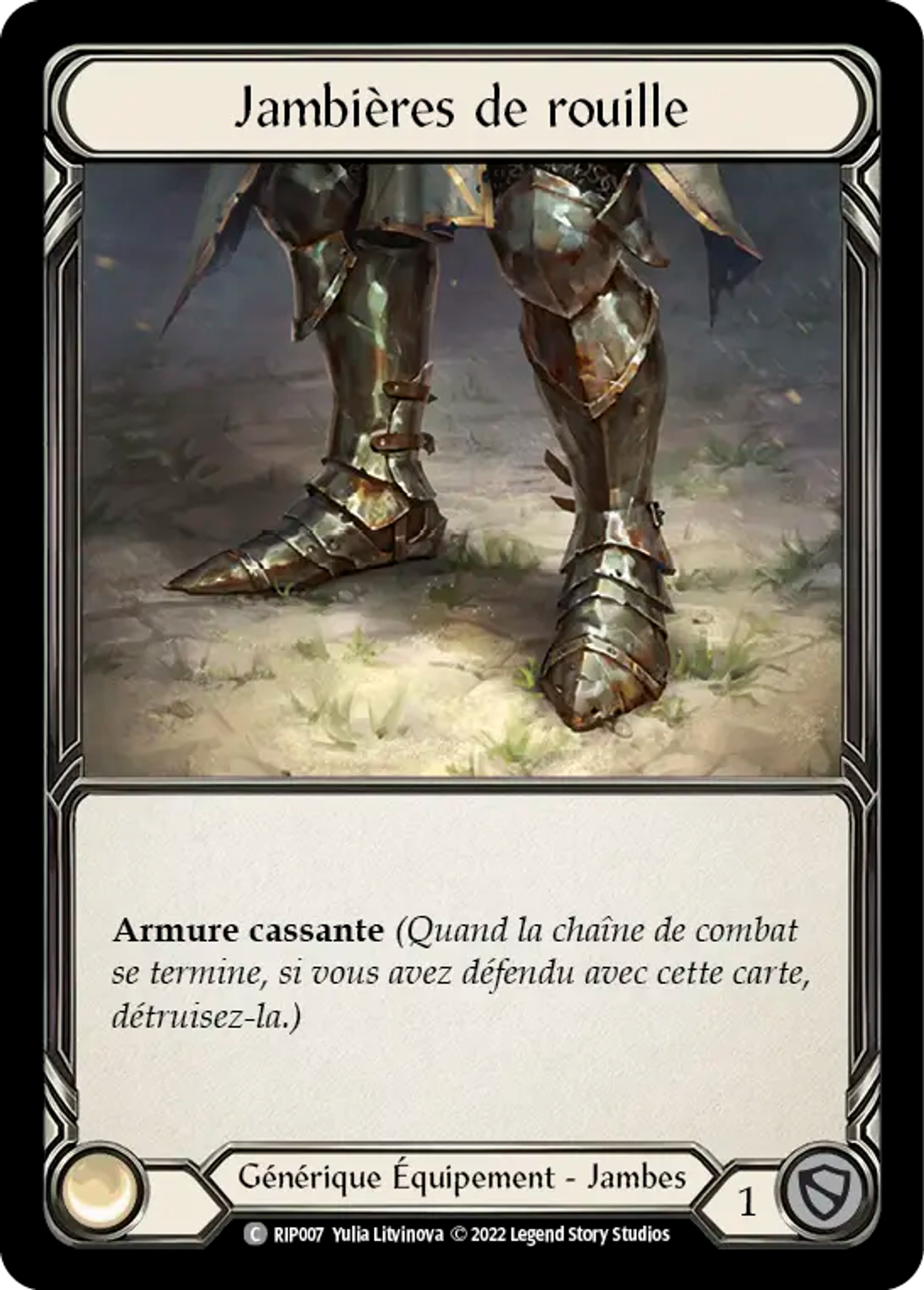 Jambières de rouille — Riptide - Blitz Deck — Flesh and Blood