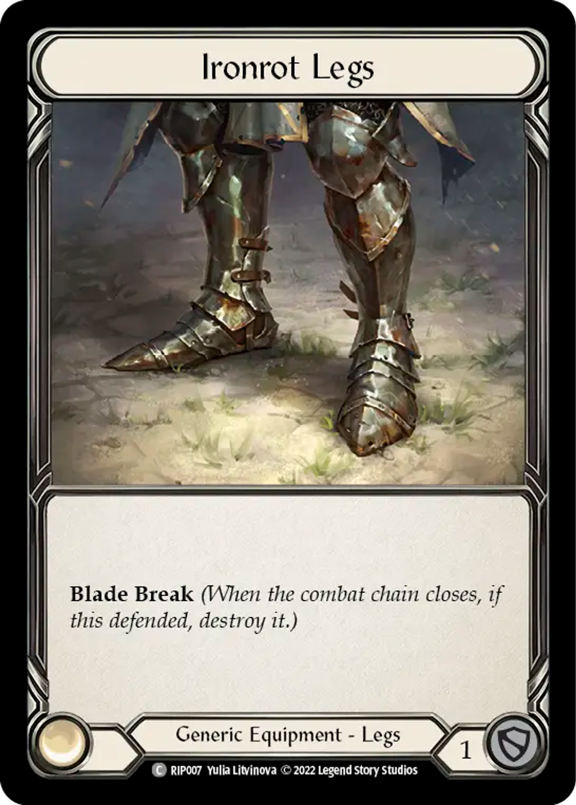 Ironrot Legs — Riptide - Blitz Deck — Flesh and Blood