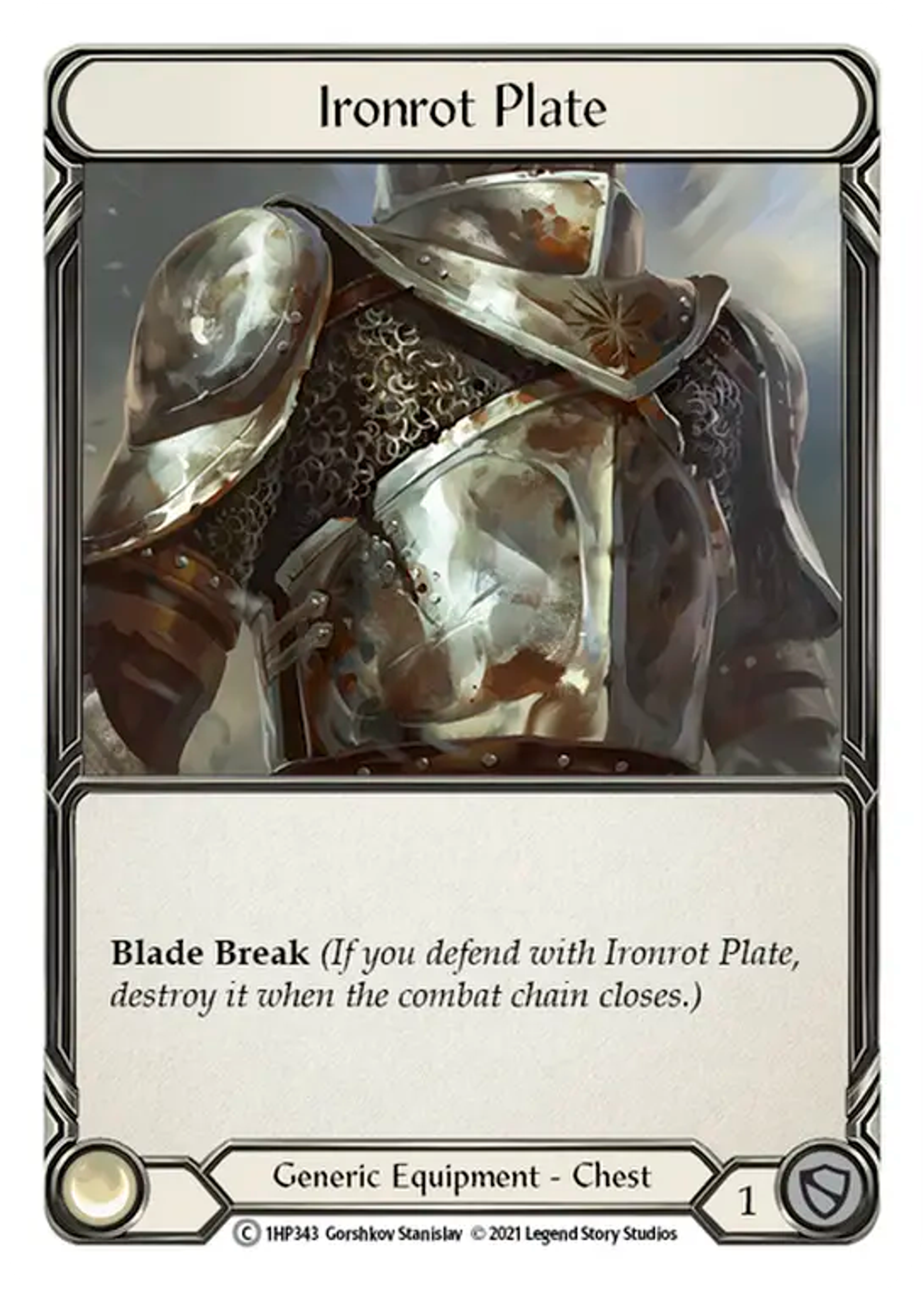 Ironrot Plate — History Pack 1 — Flesh and Blood