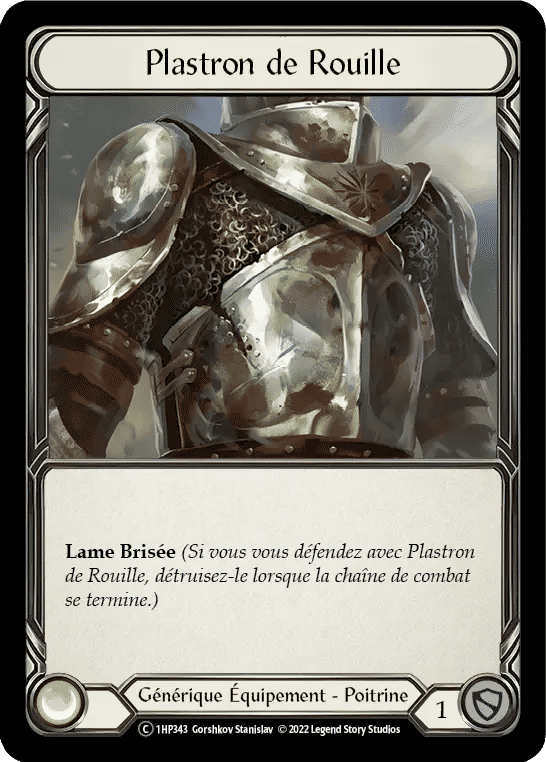 Plastron de Rouille — History Pack 1 - Black Label — Flesh and Blood