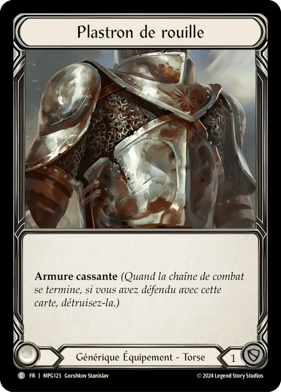 Plastron de rouille — Mastery Pack Guardian — Flesh and Blood