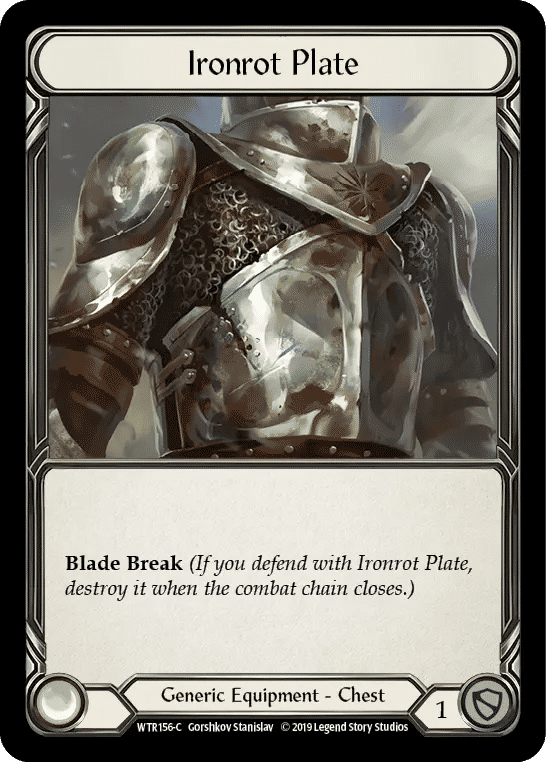 Ironrot Plate — Welcome to Rathe — Flesh and Blood