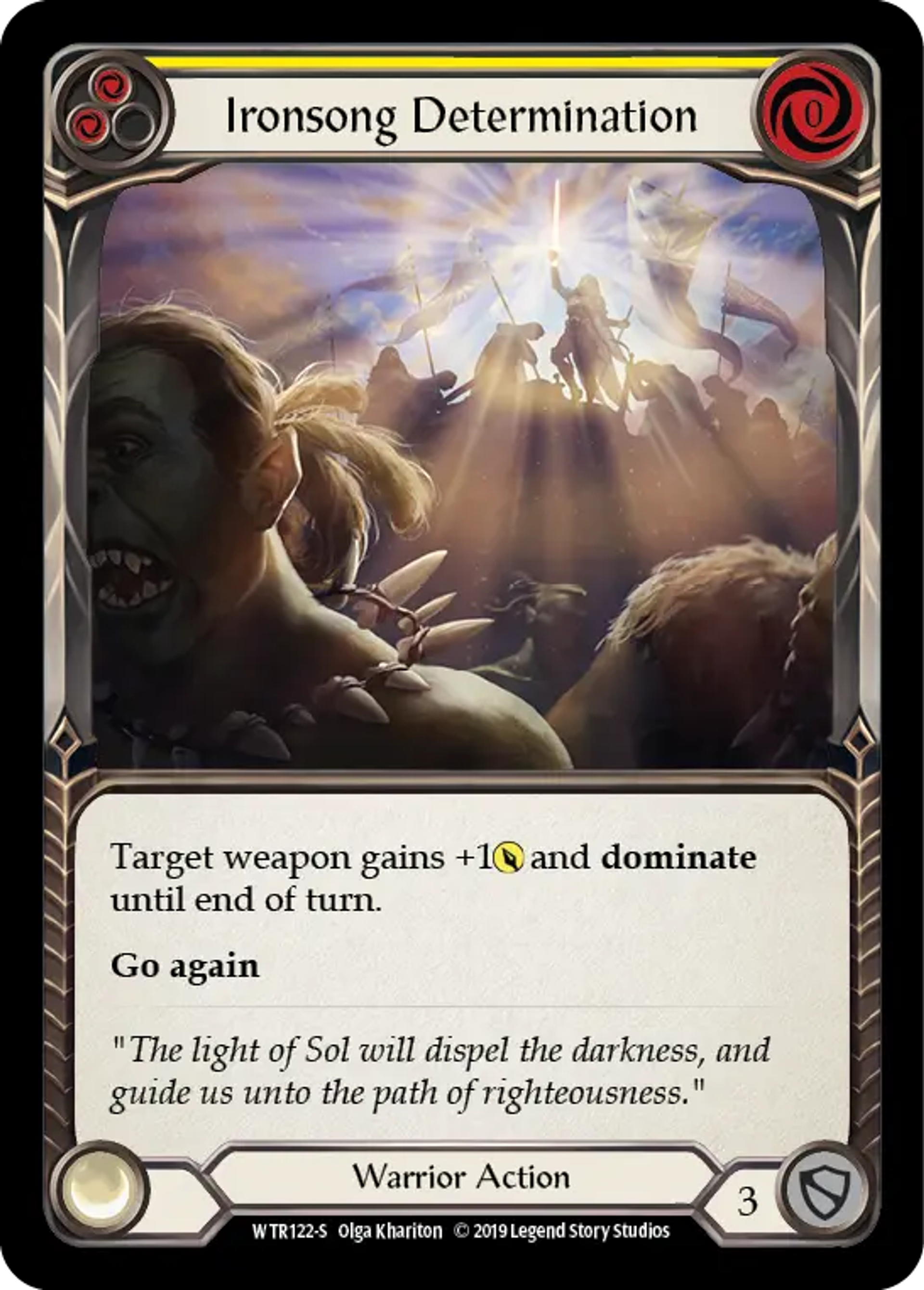 Ironsong Determination — Welcome to Rathe — Flesh and Blood