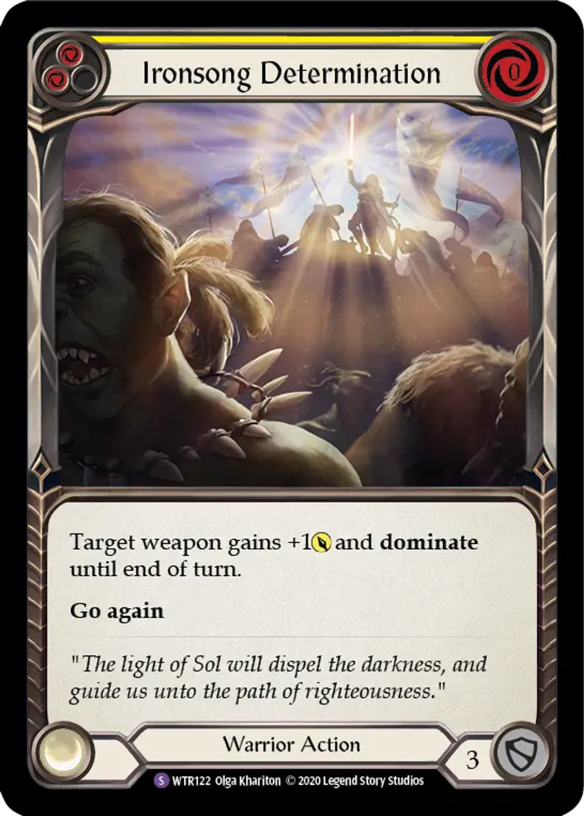 Ironsong Determination — Welcome to Rathe - Unlimited — Flesh and Blood