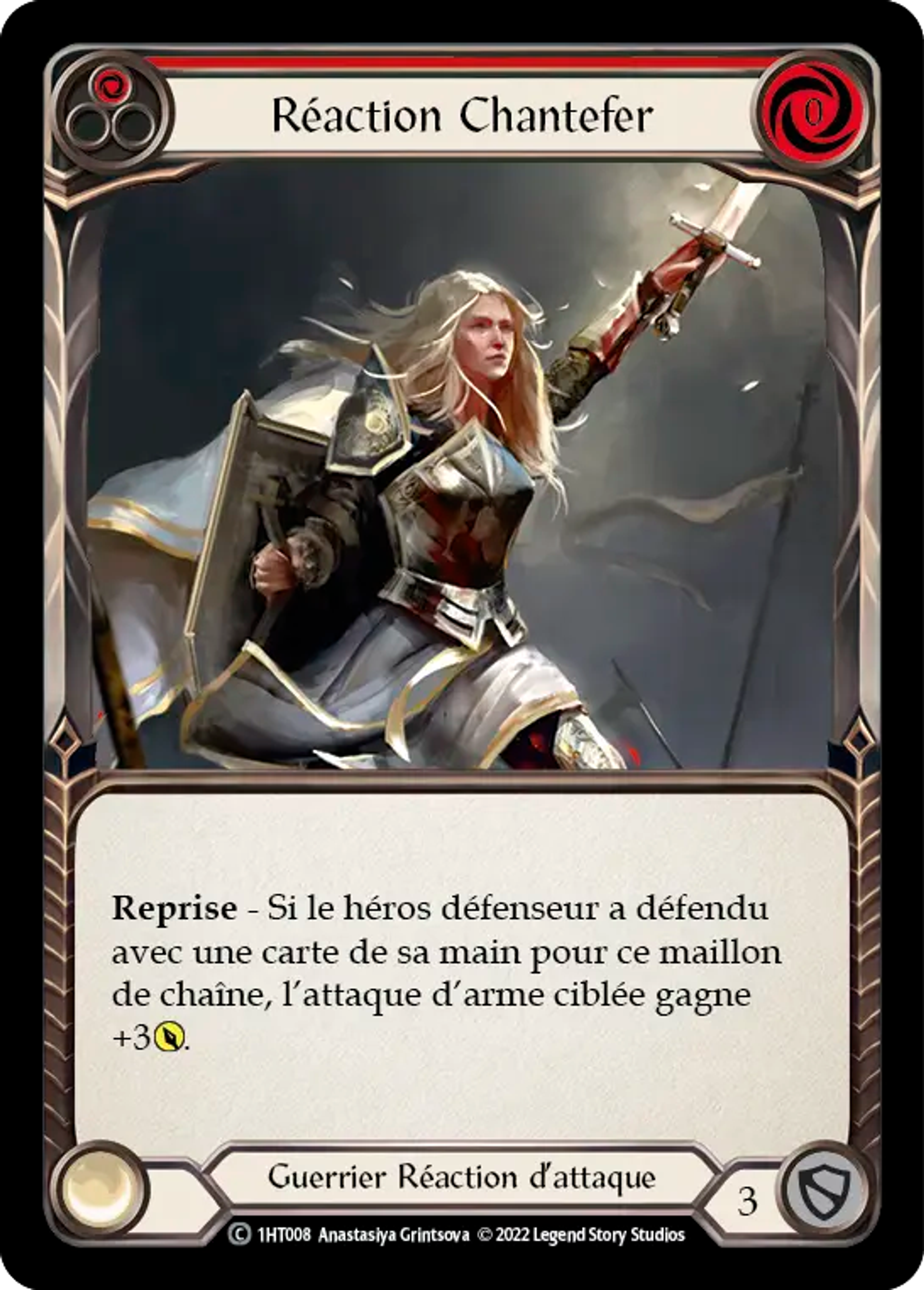 Réaction Chantefer — Dorinthea - Blitz Deck — Flesh and Blood