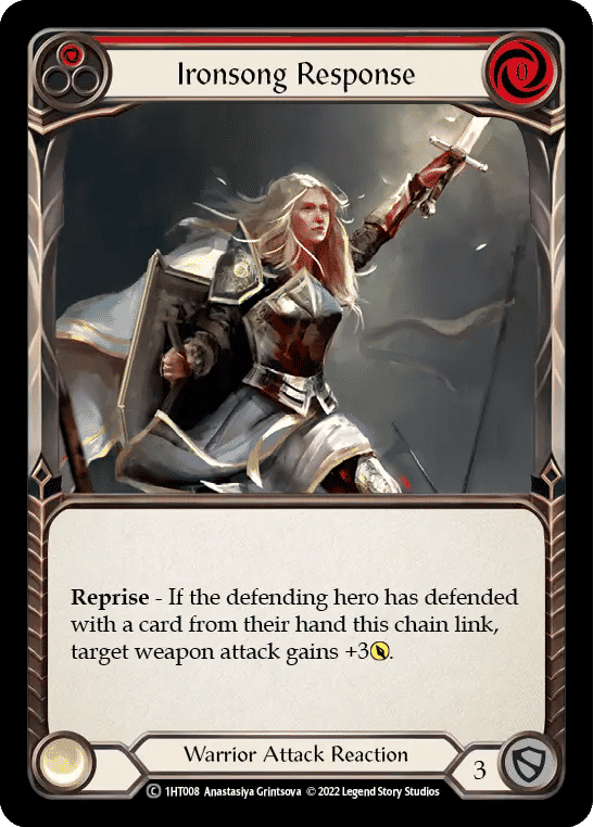 Ironsong Response (Red) — Dorinthea - Blitz Deck — Flesh and Blood