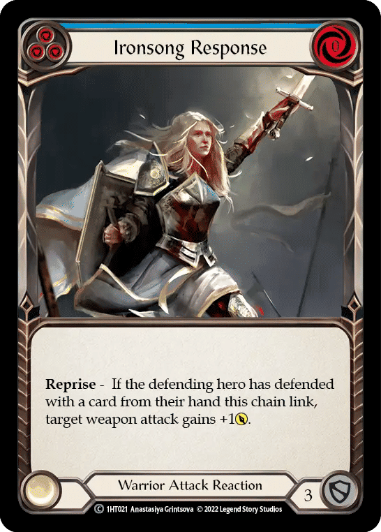 Ironsong Response (Blue) — Dorinthea - Blitz Deck — Flesh and Blood