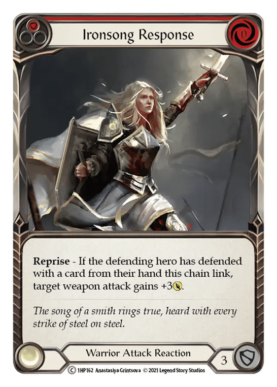 Ironsong Response (Red) — History Pack 1 — Flesh and Blood