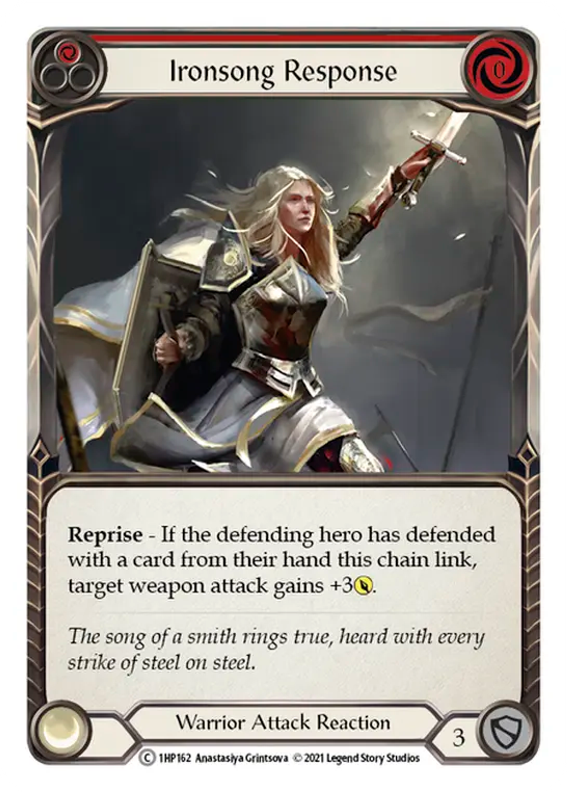 Ironsong Response (Red) — History Pack 1 — Flesh and Blood
