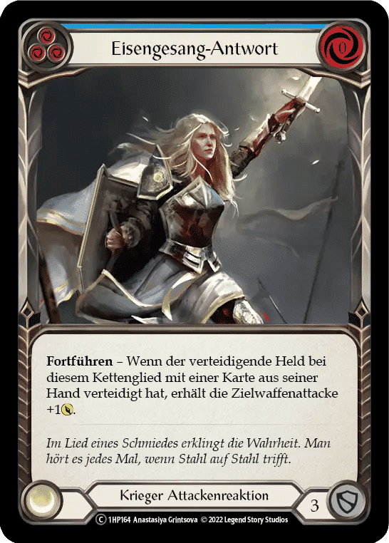 Ironsong Response (Blue) — History Pack 1 - Black Label — Flesh and Blood