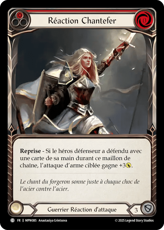 Réaction Chantefer — Mastery Pack Warrior — Flesh and Blood
