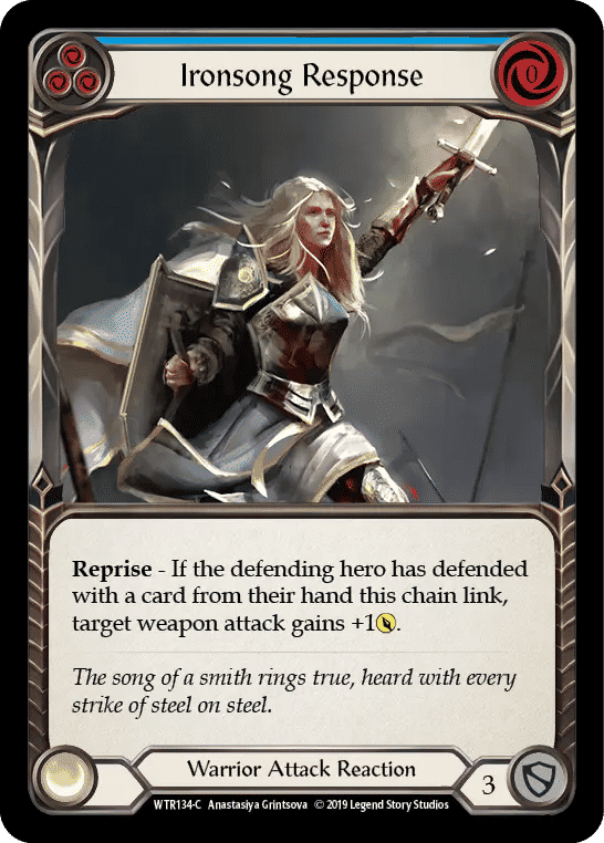 Ironsong Response (Blue) — Welcome to Rathe — Flesh and Blood