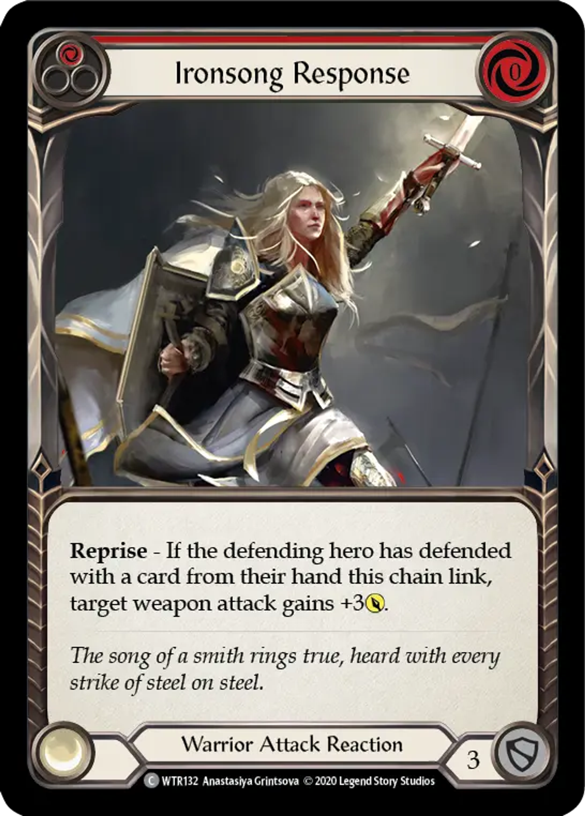 Ironsong Response (Red) — Welcome to Rathe - Unlimited — Flesh and Blood