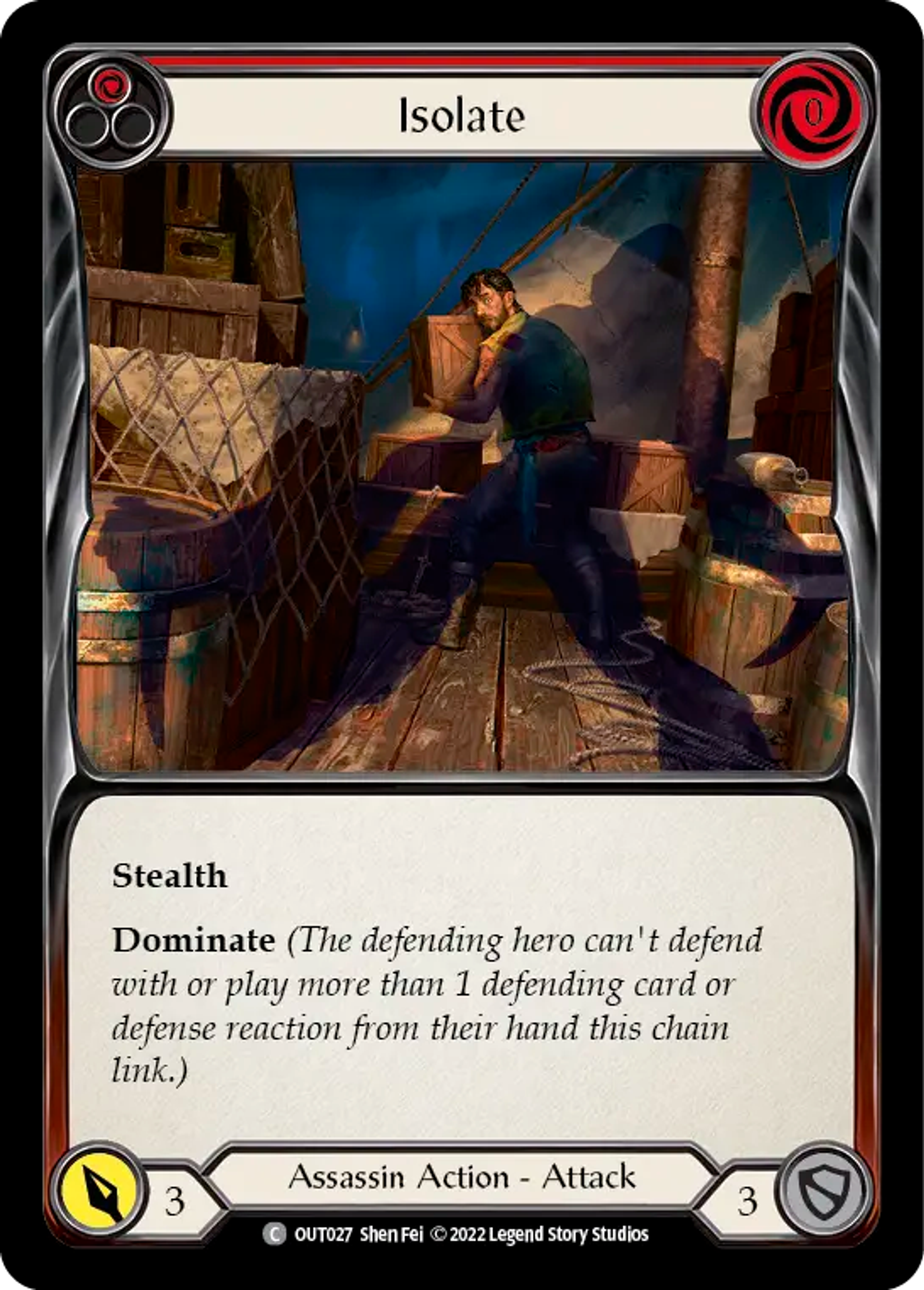 Isolate (Red) — Outsiders — Flesh and Blood