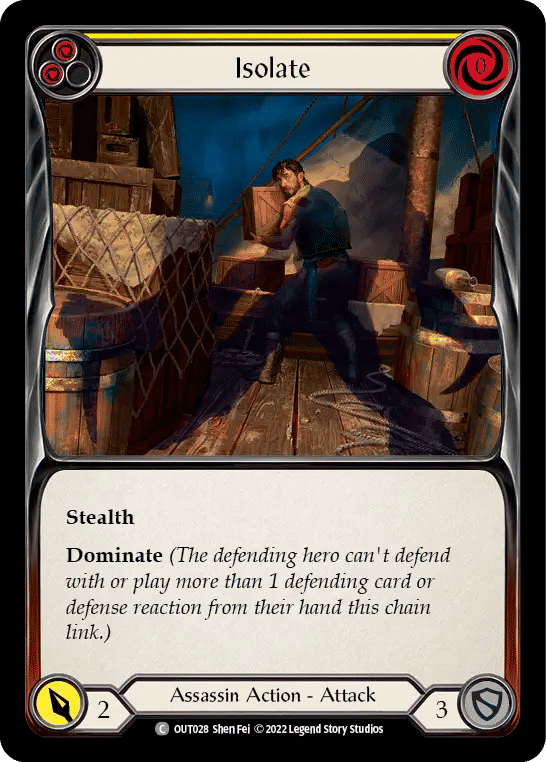 Isolate (Yellow) — Outsiders — Flesh and Blood