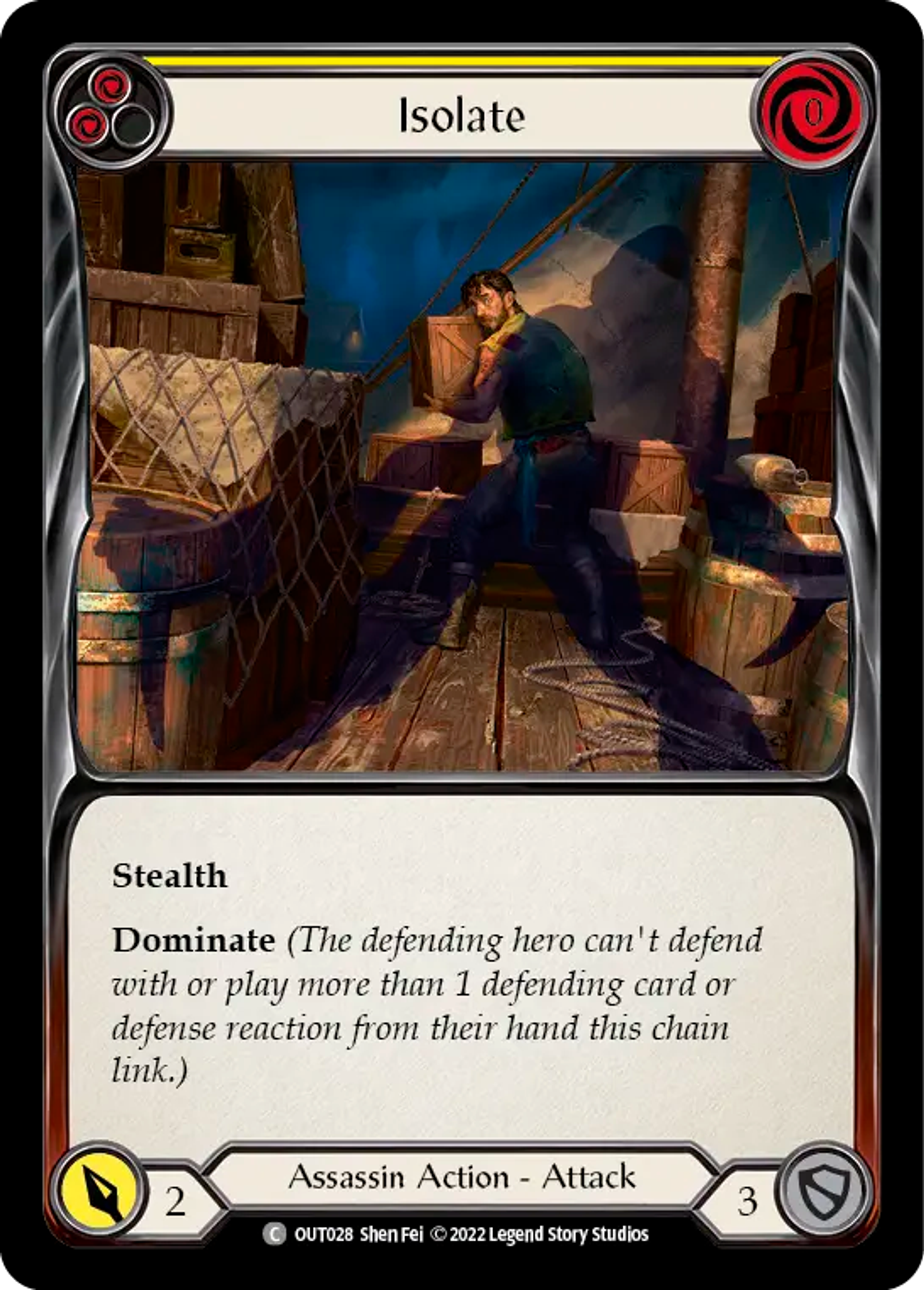Isolate (Yellow) — Outsiders — Flesh and Blood