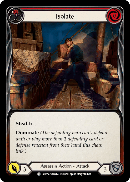 Isolate (Red) — Uzuri - Blitz Deck — Flesh and Blood