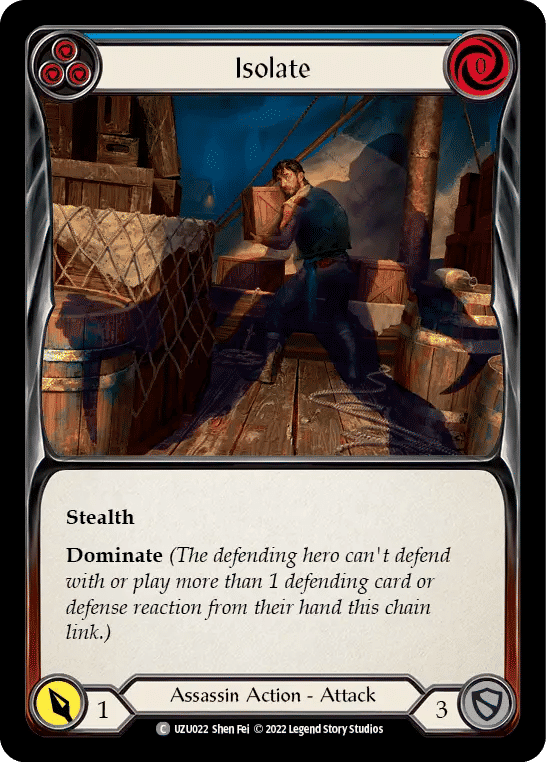 Isolate (Blue) — Uzuri - Blitz Deck — Flesh and Blood