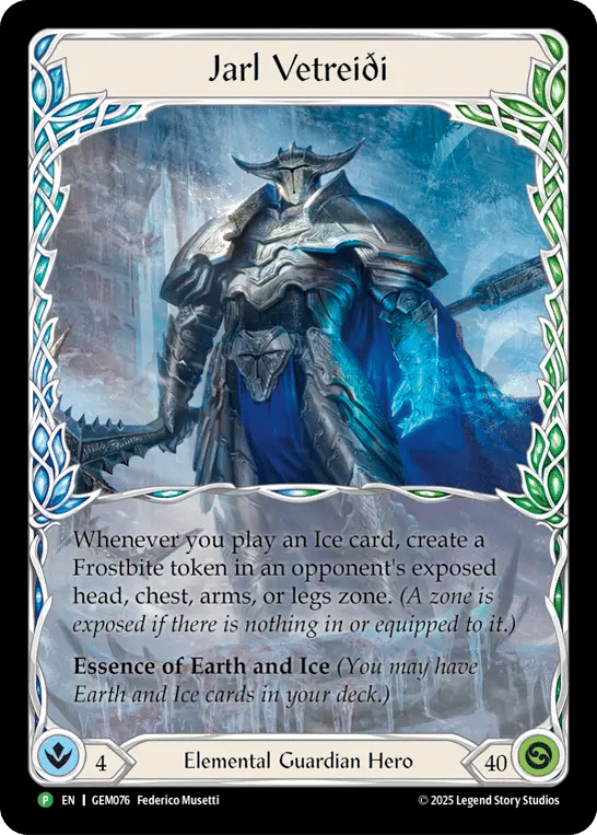 Jarl Vetreiði — GEM - Pack 3 — Flesh and Blood
