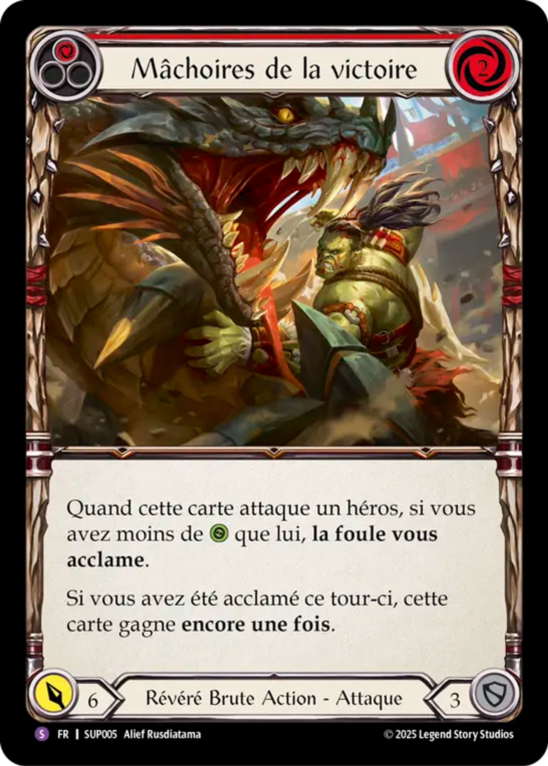 Mâchoires de la victoire — Super Slam — Flesh and Blood