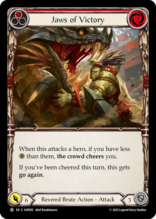 Jaws of Victory — Super Slam — Flesh and Blood
