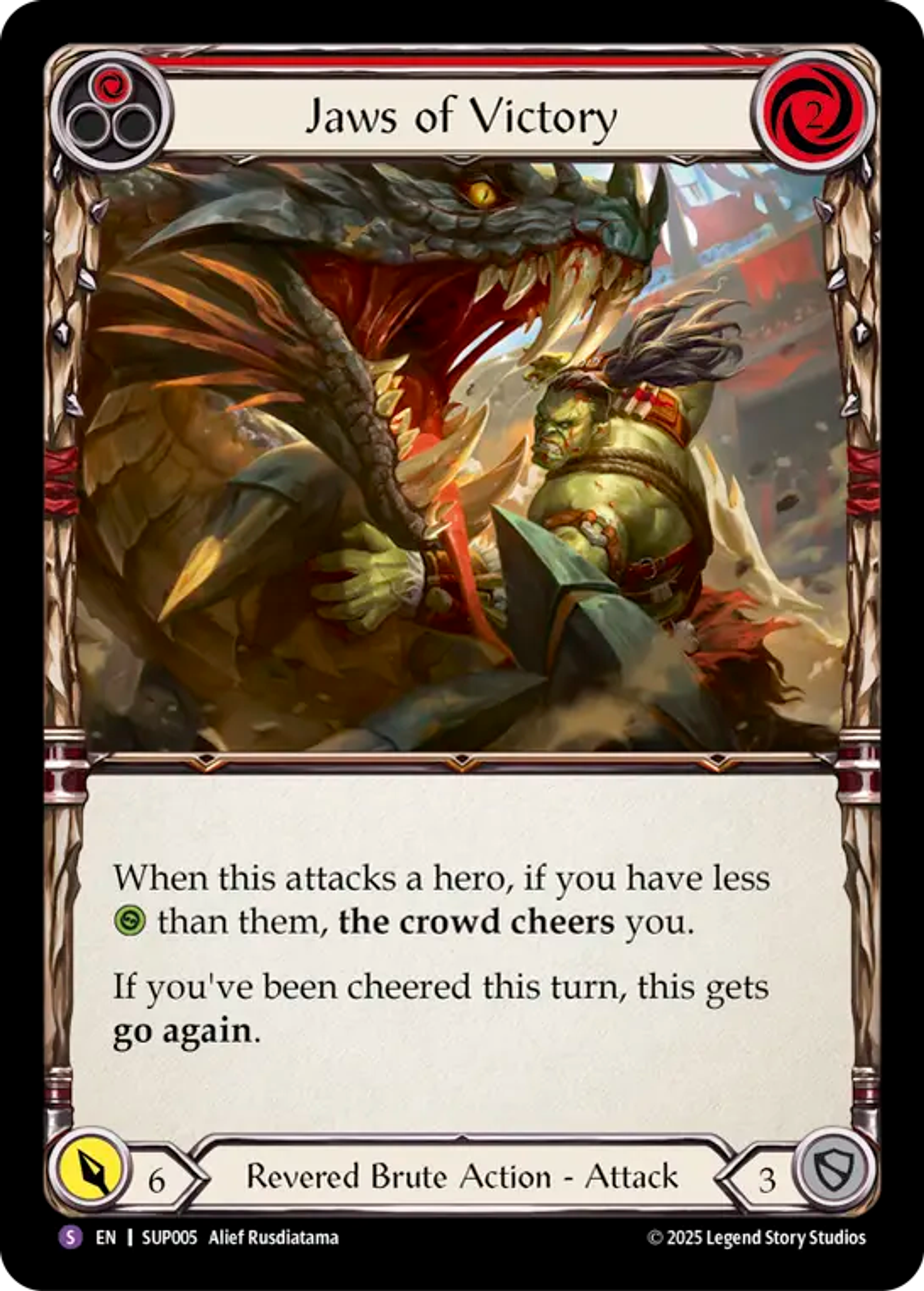 Jaws of Victory — Super Slam — Flesh and Blood