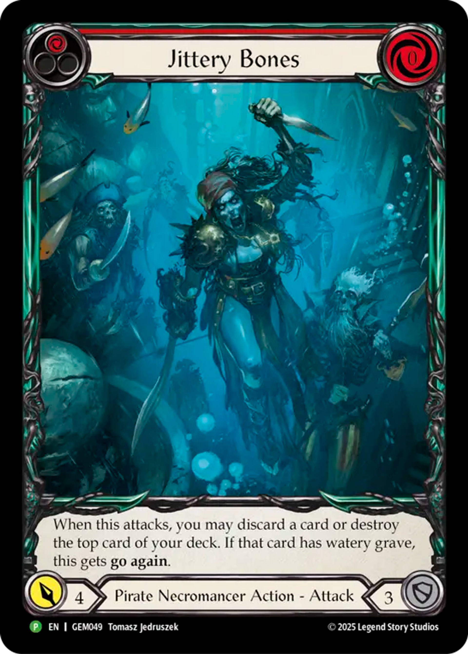 Jittery Bones — GEM - Pack 2 — Flesh and Blood