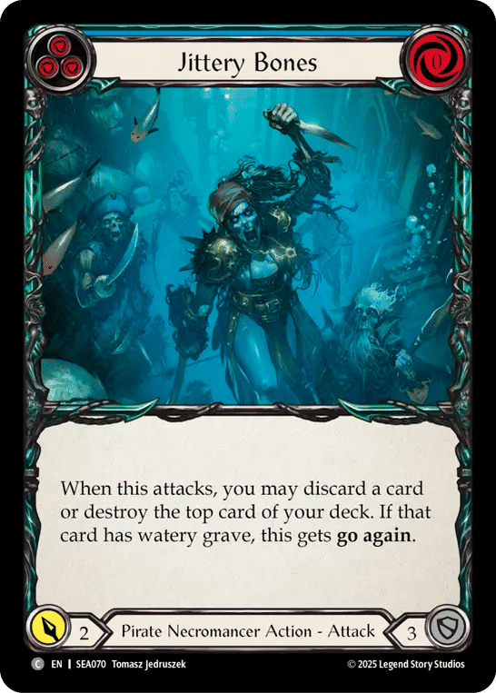 Jittery Bones (Blue) — High Seas — Flesh and Blood