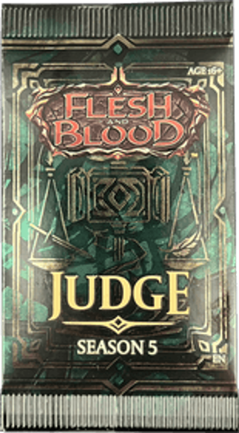 Judge Pack Season 5 Booster from Flesh and Blood: Promo Cards - Flesh and Blood