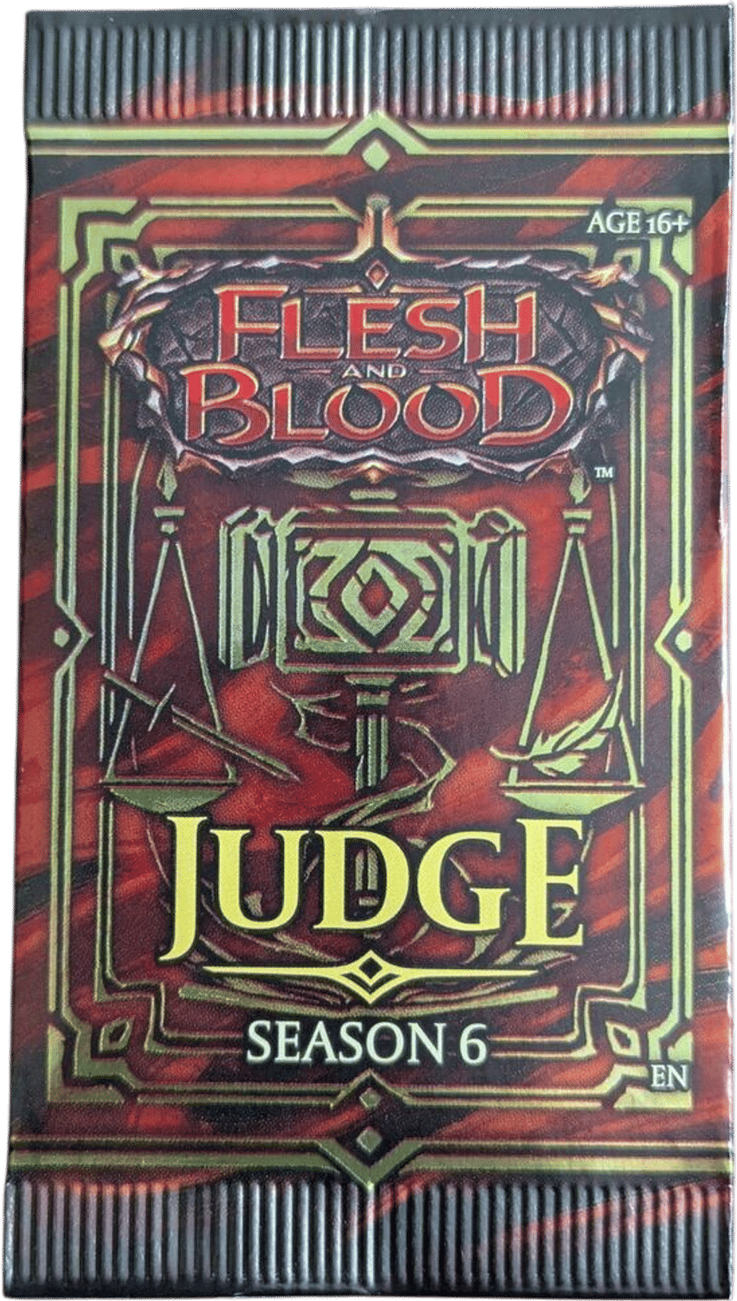 Judge Pack Season 6 Booster from Flesh and Blood: Promo Cards - Flesh and Blood