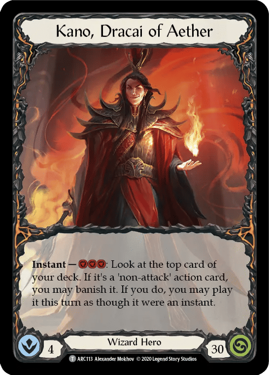 Kano, Dracai of Aether — Arcane Rising - Unlimited — Flesh and Blood