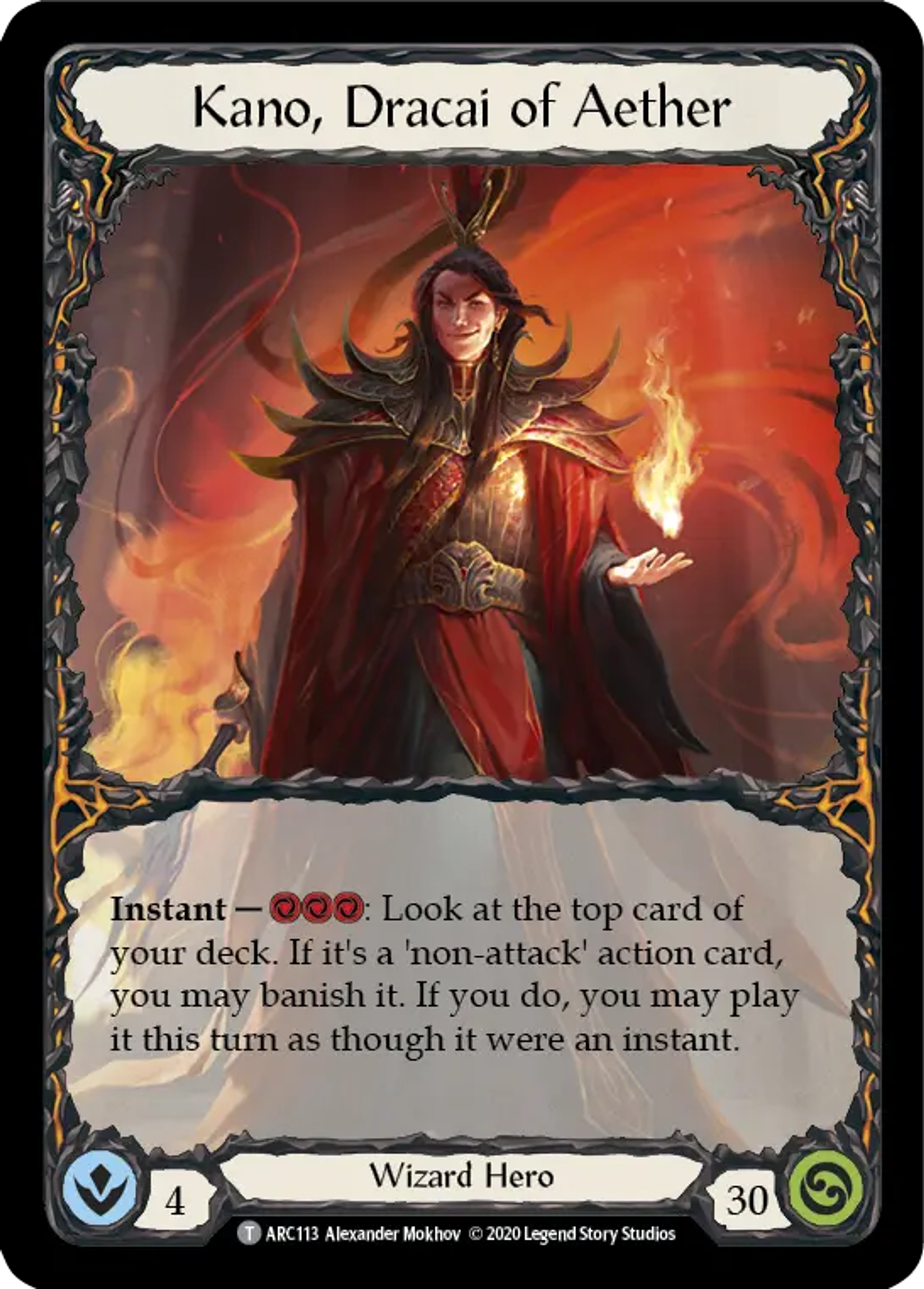 Kano, Dracai of Aether — Arcane Rising - Unlimited — Flesh and Blood