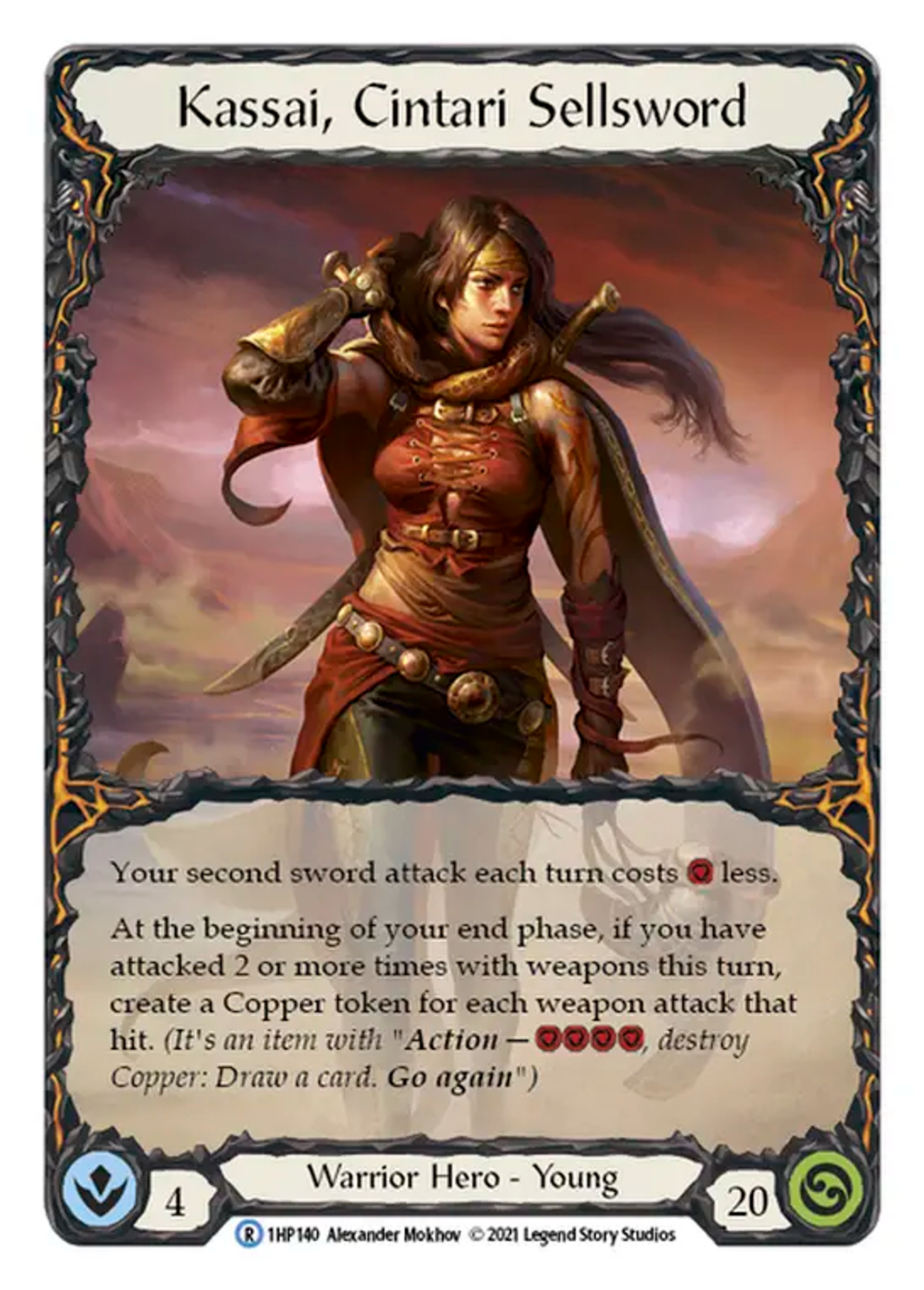 Kassai, Cintari Sellsword — History Pack 1 — Flesh and Blood