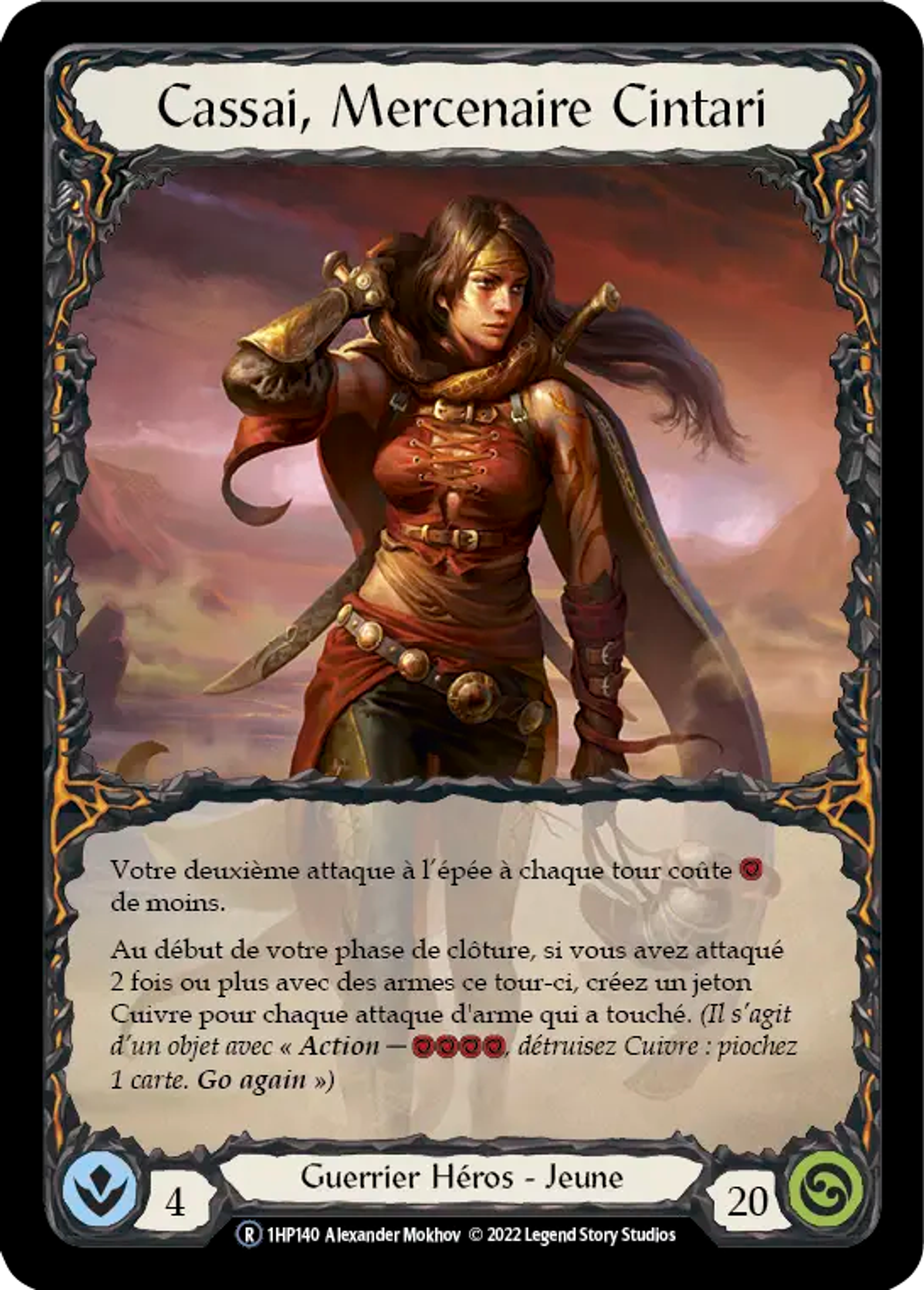Cassai, Mercenaire Cintari — History Pack 1 - Black Label — Flesh and Blood