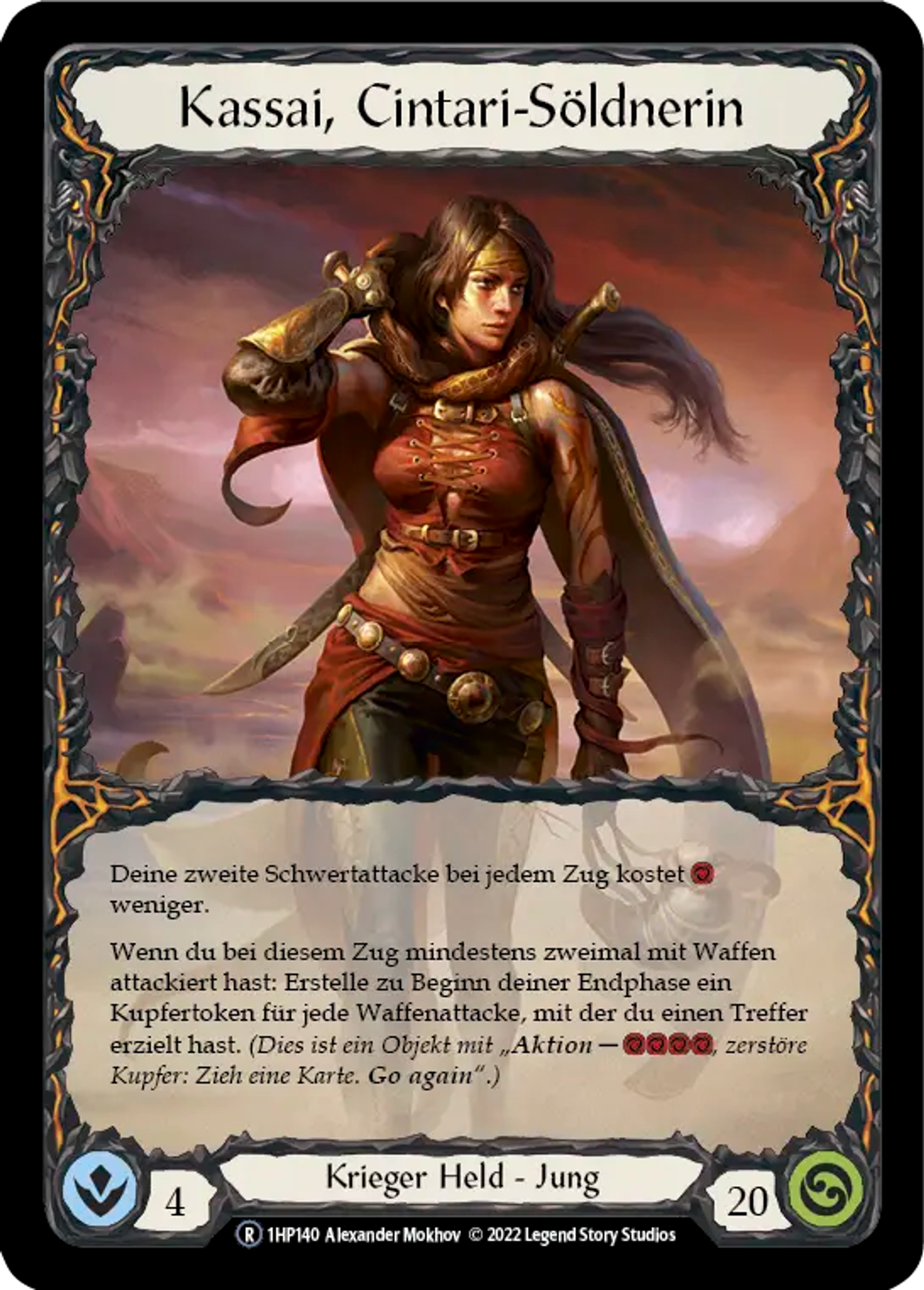 Cassai, Mercenaire Cintari — History Pack 1 - Black Label — Flesh and Blood